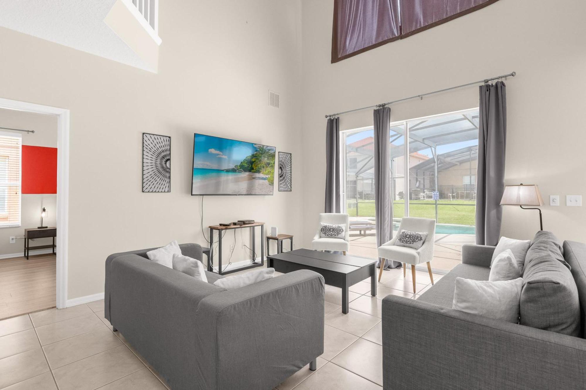 Large Spacious Home W Private Pool & Hot Tub Davenport Exteriör bild